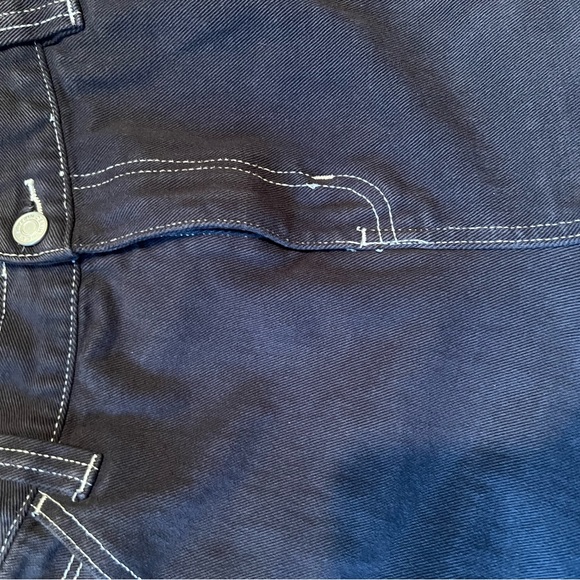 PAC SUN BLACK PAINTERS STYLE JEANS - Picture 7 of 8